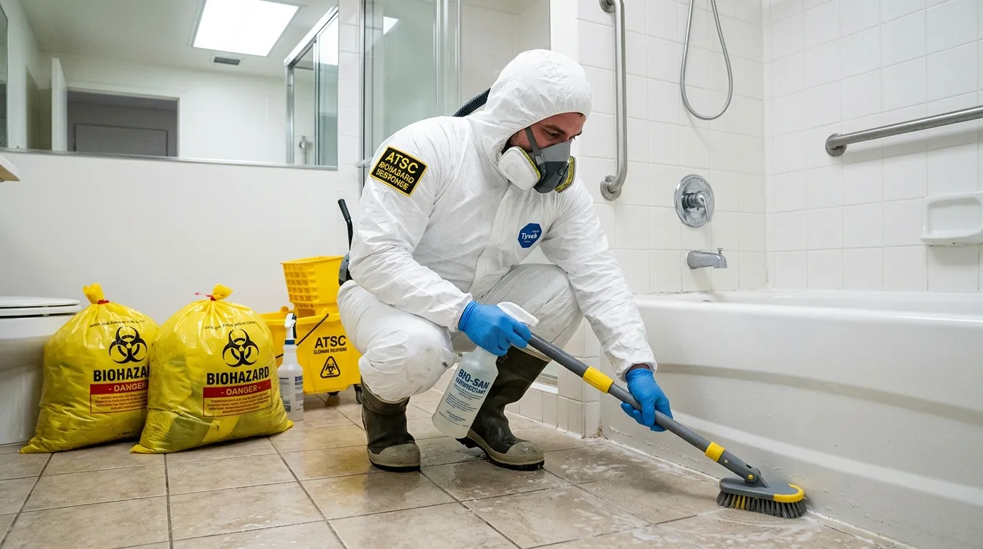 Decontamination equipment deployed for Blood Cleanup in Jamaica Plain